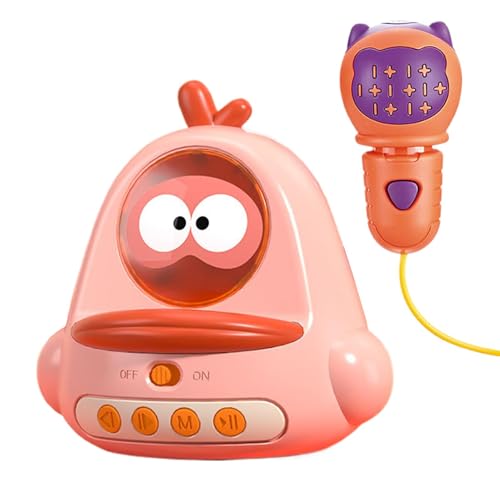 Riaisttd Kids Toy Microphone, Chick Shaped Karaoke Toy, Cartoon Portable Microphone, Handheld, Karaoke Music Microphone Toys, Toy Microphone for Kids, Microphone Toy for Boys, von Riaisttd