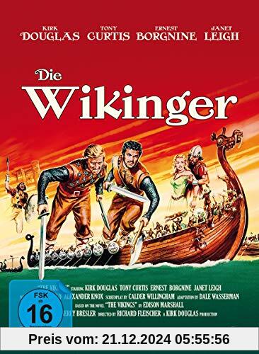 Die Wikinger - 2-Disc Limited Collector’s Edition im Mediabook ( + DVD) [Blu-ray] von Richard Fleischer