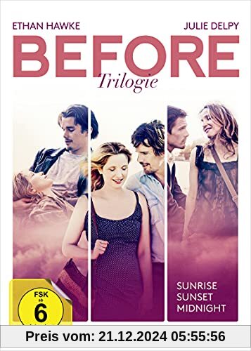 Before Trilogie: Before Sunset / Before Sunrise / Before Midnight [3 DVDs] von Richard Linklater