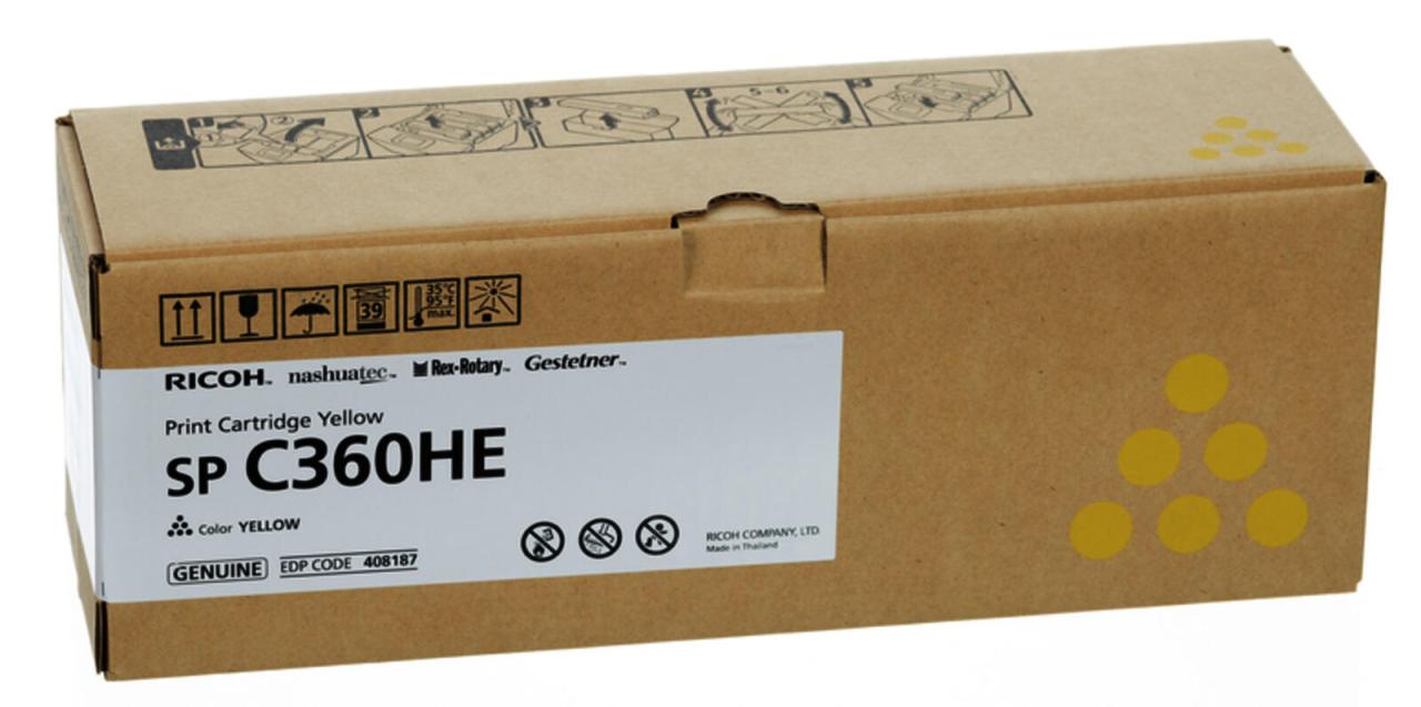 Ricoh Original Toner gelb 5.000 Seiten (408187) für Ricoh SP C360DNW von Ricoh