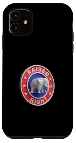 Hülle für iPhone 11 Rechter Elefant mit Tradition nach vorne von Right Rise Republican Elephants