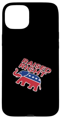 Hülle für iPhone 15 Plus Konservativer Elefant mit erhöhtem Rechts führt den Weg von Right Rise Republican Elephants