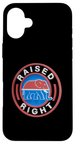 Hülle für iPhone 16 Plus Der republikanische Elefant erhoben rechts und stolz von Right Rise Republican Elephants