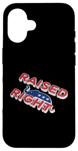 Hülle für iPhone 16 The GOP Elephant Raised Right with Bold Patriotismus von Right Rise Republican Elephants