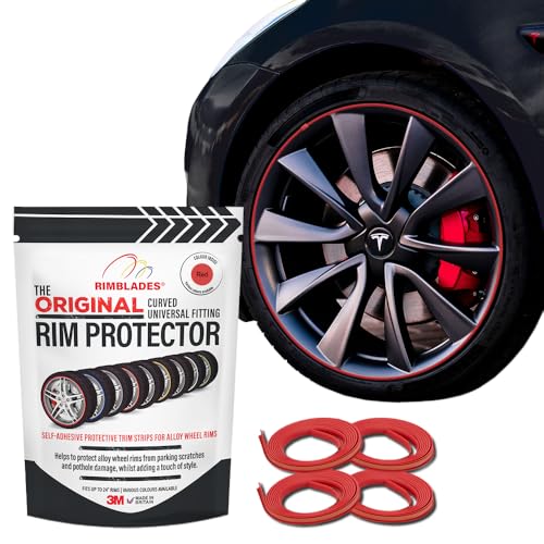 Rimblades Original Rot Alufelgenprotektoren | Alufelgenschutz | Felgenschutz | Radschutz | Radschutz | Passend für 12 bis 24 Zoll Räder Rimblades Original Rot Alufelgenprotektoren | Alufelgenschutz | Felgenschutz | Radschutz | Radschutz | Passend für 12 bis 24 Zoll Räder von Rimblades