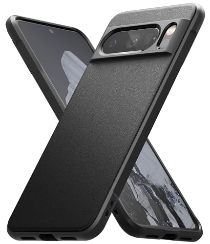 Ringke Onyx Case Kompatibel mit Google Pixel 8 Pro Hülle, Verbesserte Griffigkeit Rutschfestes Mattierte TPU Handyhülle für Pixel 8 Pro 5G (2023) - Black von Ringke