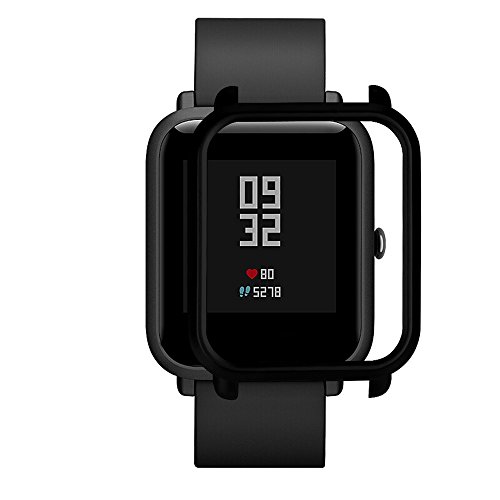 Riou TPU Hülle Schutzhülle kompatibel für Xiaomi Huami Amazfit Bip Youth/Lite Watch Displayschutzfolien von Riou