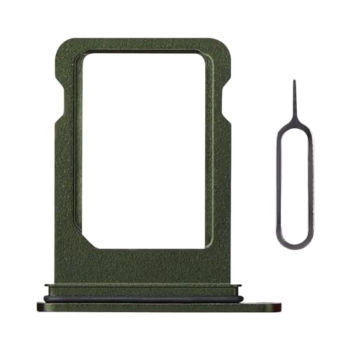 Risidamoy Single Green SIM Card Tray US Version for iPhone 13 Mini Replacement Sim Card Tray Holder Adapter with SIM Ejector Repair Replace Mobile Phone for iPhone 13mini A2626 A2628 A2629 A2630 von Risidamoy