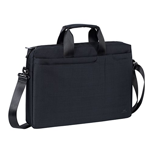 Rivacase Notebooktasche 15,6 Zoll – Modische Laptoptasche mit viel Platz für Zubehör, kompakte Umhängetasche für Damen und Herren Aktentasche Schultertasche von Rivacase