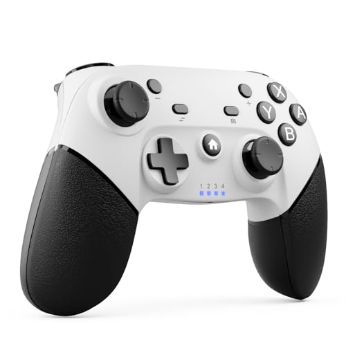 RivalPlay Controller für Switch, kabelloses Bluetooth-Fernbedienungs-Gamepad unterstützt das Aufwachen mit Gyro Axis Dual Vibration Turbo von RivalPlay