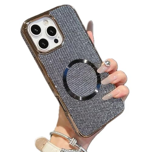 Miagon Glitzer Hülle für iPhone 13 Pro,Magnetische Handyhülle kompatibel mit MagSafe Plated Bling Silikon Case Männer Mädchen Stoßfeste Schutzhülle Miagon Glitzer Hülle für iPhone 13 Pro,Magnetische Handyhülle kompatibel mit MagSafe Plated Bling Silikon Case Männer Mädchen Stoßfeste Schutzhülle von Rnrieyta