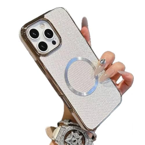 Miagon Glitzer Hülle für iPhone 14 Plus,Magnetische Handyhülle kompatibel mit MagSafe Plated Bling Silikon Case Männer Mädchen Stoßfeste Schutzhülle Miagon Glitzer Hülle für iPhone 14 Plus,Magnetische Handyhülle kompatibel mit MagSafe Plated Bling Silikon Case Männer Mädchen Stoßfeste Schutzhülle von Rnrieyta