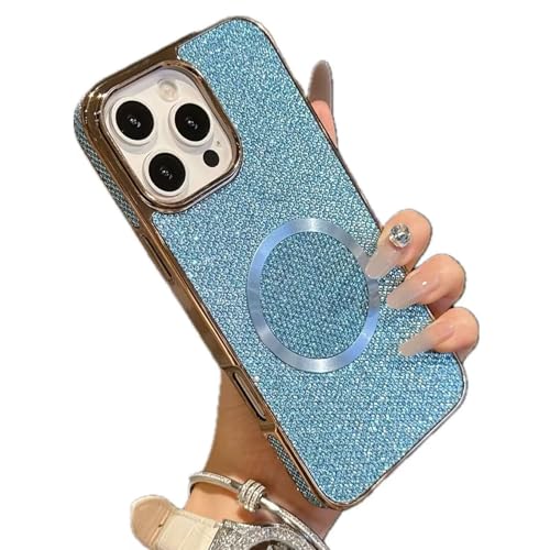 Miagon Glitzer Hülle für iPhone 16,Magnetische Handyhülle kompatibel mit MagSafe Plated Bling Silikon Case Männer Mädchen Stoßfeste Schutzhülle Miagon Glitzer Hülle für iPhone 16,Magnetische Handyhülle kompatibel mit MagSafe Plated Bling Silikon Case Männer Mädchen Stoßfeste Schutzhülle von Rnrieyta