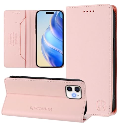 Miagon Hülle für iPhone 11,PU Leder Brieftasche Stoßfeste Magnet Standfunktion Kartenschlitzen Schutzhülle Klapphülle Flip RFID Blocker Case von Rnrieyta