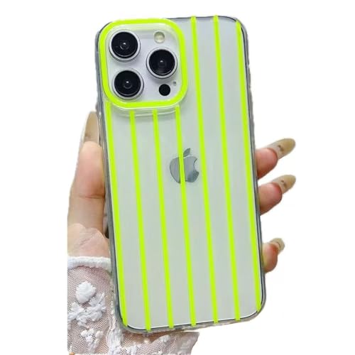 Miagon Leuchtend Luminous Hülle für iPhone 16 Pro,Fluoreszierend Licht im Dunkeln Reisegepäck Muster Handytasche Durchsichtig Dünn Transparent Cover Slim Schutzhülle Backcover von Rnrieyta