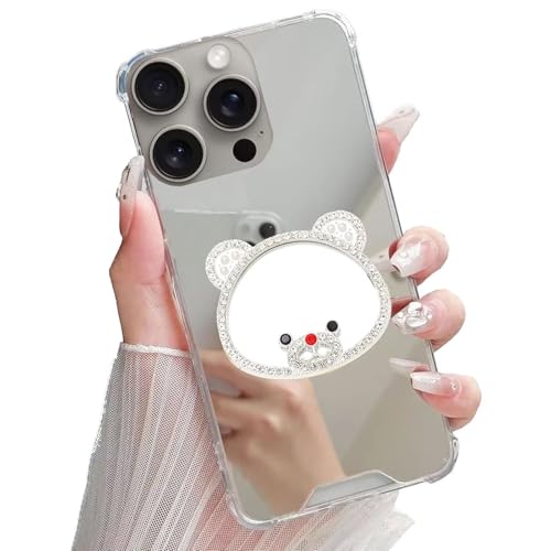 Miagon Spiegel Hülle für iPhone 11 Pro,Schutzhülle Nette Silber Chrom 3D Liebe Herz Backcover Überzug Mirror Makeup Handytasche Stoßfeste Protective Bumper Miagon Spiegel Hülle für iPhone 11 Pro,Schutzhülle Nette Silber Chrom 3D Liebe Herz Backcover Überzug Mirror Makeup Handytasche Stoßfeste Protective Bumper von Rnrieyta