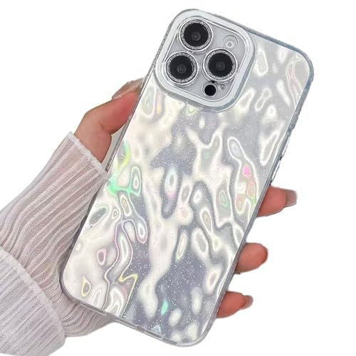 Miagon für iPhone 13 Pro Hülle Niedlich Falten Muster Hart Stoßfeste Glitzer Laser Handyhülle mit Kameraschutz Ästhetischer Schlanke Schutzhülle Miagon für iPhone 13 Pro Hülle Niedlich Falten Muster Hart Stoßfeste Glitzer Laser Handyhülle mit Kameraschutz Ästhetischer Schlanke Schutzhülle von Rnrieyta