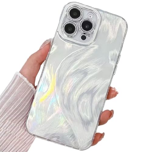 Miagon für iPhone 14 Pro Hülle Niedlich Musselin Muster Hart Stoßfeste Glitzer Laser Handyhülle mit Kameraschutz Ästhetischer Schlanke Schutzhülle Miagon für iPhone 14 Pro Hülle Niedlich Musselin Muster Hart Stoßfeste Glitzer Laser Handyhülle mit Kameraschutz Ästhetischer Schlanke Schutzhülle von Rnrieyta