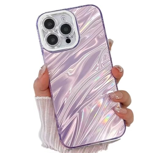 Miagon für iPhone 14 Pro Max Hülle Niedlich Wasser Ripple Muster Hart Stoßfeste Glitzer Laser Handyhülle mit Kameraschutz Ästhetischer Schlanke Schutzhülle Miagon für iPhone 14 Pro Max Hülle Niedlich Wasser Ripple Muster Hart Stoßfeste Glitzer Laser Handyhülle mit Kameraschutz Ästhetischer Schlanke Schutzhülle von Rnrieyta