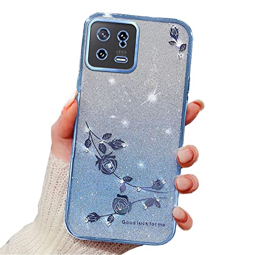 Rnrieyta Miagon für Xiaomi Poco X5 5G Glitzer Hülle,Bling Überzug Glänzend Strass Diamant Weich TPU Silikon Blume Handy Hülle Etui Tasche Schutzhülle Case Cover Rnrieyta Miagon für Xiaomi Poco X5 5G Glitzer Hülle,Bling Überzug Glänzend Strass Diamant Weich TPU Silikon Blume Handy Hülle Etui Tasche Schutzhülle Case Cover von Rnrieyta