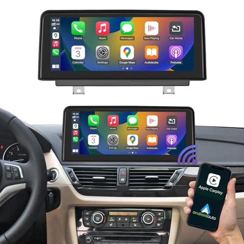 Road Top 10,25 Zoll Autoradio Touchscreen Wireless Carplay Android Auto für BMW X1 Serie E84 2009-2015 Jahr mit CIC-System, Unterstützung Mirrorlink/Navigation von Road Top