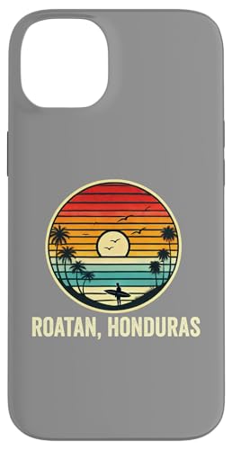 Hülle für iPhone 14 Plus Roatan Honduras Souvenir Honduran Catracho Urlaubserinnerung von Roatan Honduras Reminder Souvenir