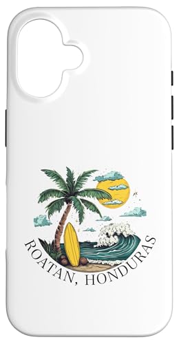 Hülle für iPhone 16 Roatan Honduras Souvenir Honduran Catracho Urlaubserinnerung von Roatan Honduras Reminder Souvenir