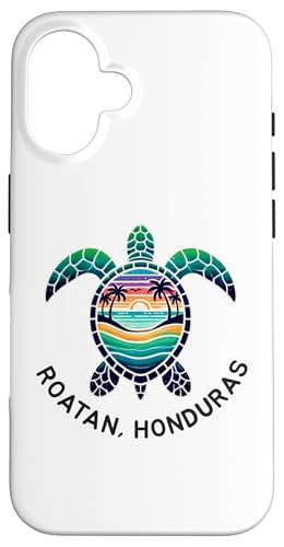 Hülle für iPhone 16 Roatan Honduras Souvenir Honduran Catracho Urlaubserinnerung von Roatan Honduras Reminder Souvenir