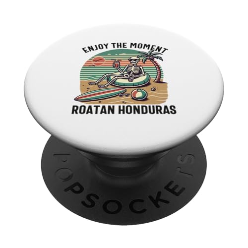 Roatan Honduras Souvenir Honduran Catracho Urlaubserinnerung PopSockets Klebender PopGrip von Roatan Honduras Reminder Souvenir