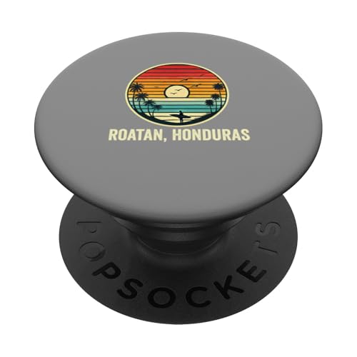 Roatan Honduras Souvenir Honduran Catracho Urlaubserinnerung PopSockets Klebender PopGrip von Roatan Honduras Reminder Souvenir