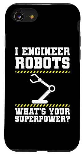 Hülle für iPhone SE (2020) / 7 / 8 I Engineer Robots Whats Your Superpower? von Roboter Robotik Designs Idee Ingenieur