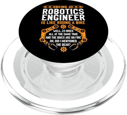 Robotikingenieur Vintage Ein Robotikingenieur zu sein ist PopSockets PopGrip für MagSafe von Robotics Robot Engineer Teacher HD0