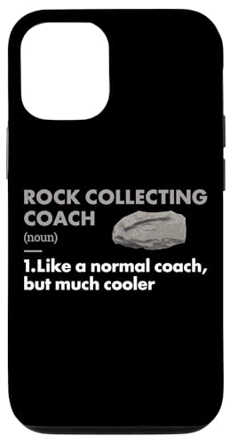 Hülle für iPhone 12/12 Pro Rocksammler Coach Definition Steinsammeln von Rock Collecting Hobby Present Rock Collecter