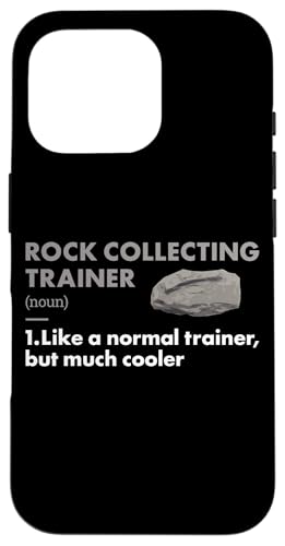 Hülle für iPhone 16 Pro Rock Collector Trainer Definition Rock Sammeln von Rock Collecting Hobby Present Rock Collecter