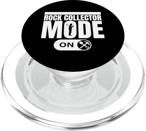 Rock Collector Mode On Funny Geologe Rockhounding PopSockets PopGrip für MagSafe von Rock Collector Hounding Miner