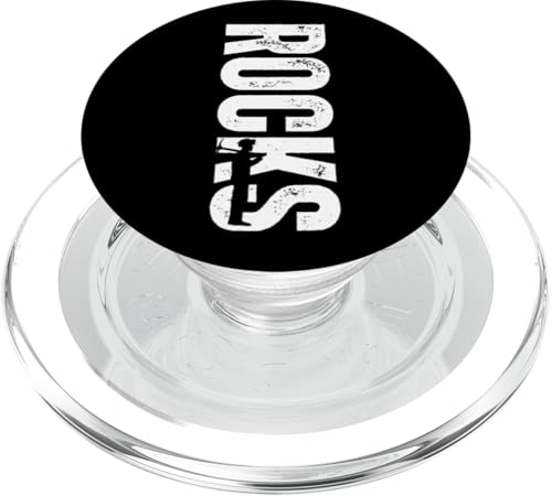 Rocks Lover, Vintage-Stil, stolzer Rocksammler, Bergmann PopSockets PopGrip für MagSafe von Rock Collector Hounding Miner