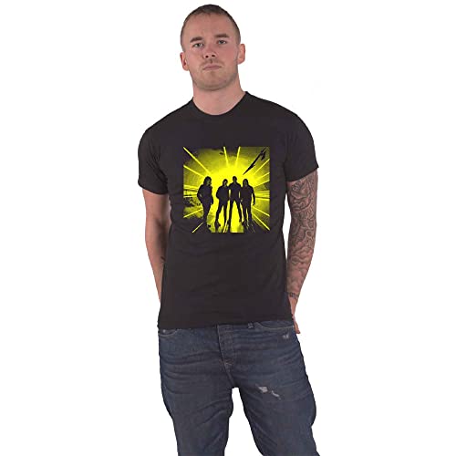 Metallica T Shirt M72 Seasons Broken Burnt Guitar Nue offiziell Unisex Schwarz L von Rock Off officially licensed products