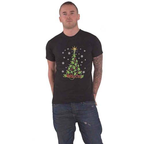 Motley Crue Xmas Crue Christmas T Shirt L von Rock Off officially licensed products