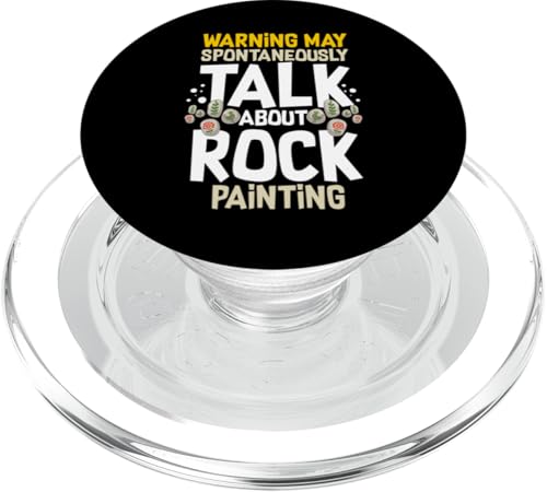 Felsmalerei Lustige Steinmalerei Kunst PopSockets PopGrip für MagSafe von Rock Painting