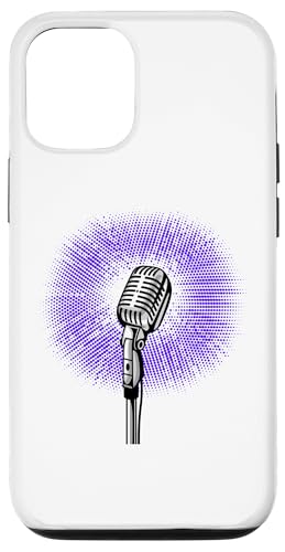 Hülle für iPhone 13 Retro Vintage Mikrofon Musik Rock Musiker Jazz Songwriter Geschenk von Rock and Roll Music Vintage Shirt