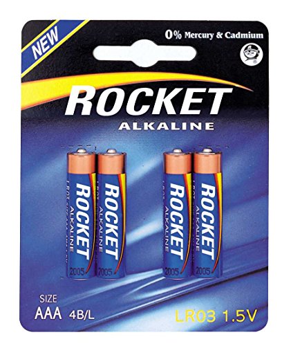 ROCKET Alkaline Blue LR03-AAA-Micro - 4er Blister [10 PE in VE|200 PE in VKE] Marke ROCKET von Rocket