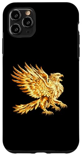 Vintage-Griffin-Silhouette im Retro-Look Hülle für iPhone 11 Pro Max von Rocking Design