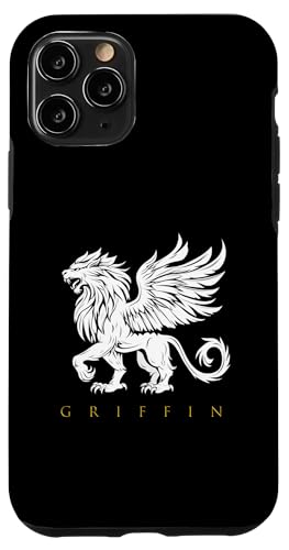 Vintage-Griffin-Silhouette im Retro-Look Hülle für iPhone 11 Pro von Rocking Design