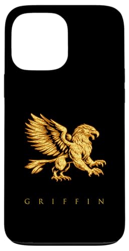 Vintage-Griffin-Silhouette im Retro-Look Hülle für iPhone 13 Pro Max von Rocking Design