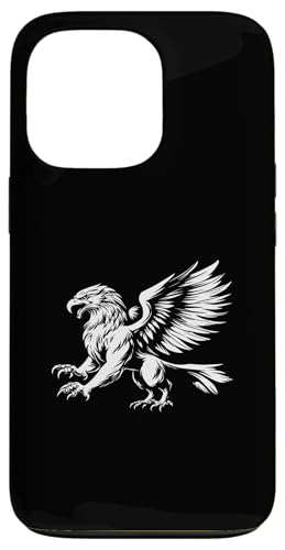 Vintage-Griffin-Silhouette im Retro-Look Hülle für iPhone 13 Pro von Rocking Design