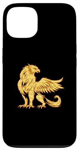 Vintage-Griffin-Silhouette im Retro-Look Hülle für iPhone 13 von Rocking Design