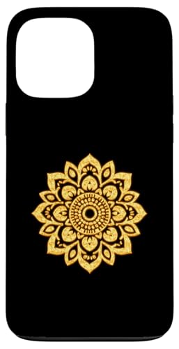 Vintage-Mandala-Muster, Retro-Silhouette Hülle für iPhone 13 Pro Max von Rocking Design