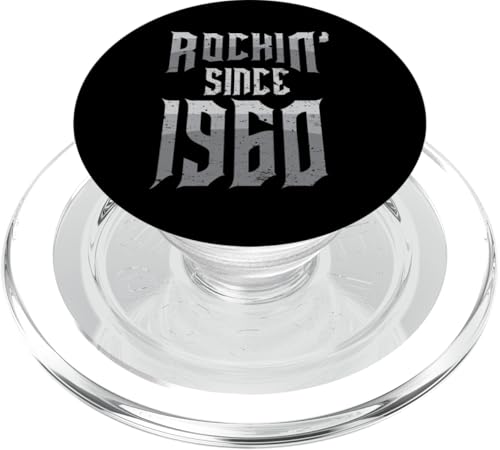 Rockin' Since 1960 Vintage Rock Music Fan 65. Geburtstag PopSockets PopGrip für MagSafe von Rocking Since Vintage Birthday Designs 2025