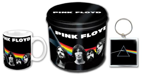 Pink Floyd Geschenkdose, Tasse, Schlüsselanhänger als Geschenkset Fanartikel von Rocks-off