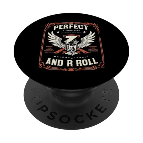 Perfect Rock 7 Vintage-Rock-Grafik, Klassik und Rock 'n' Roll PopSockets Klebender PopGrip von Rockstar Games